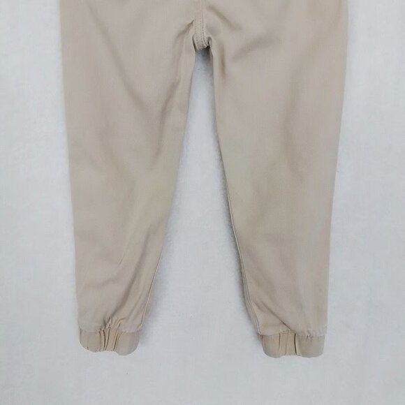 7 for All Mankind Boys Cotton Jogger Sz 4T Tan Pullon Pant Elastic Waist Pockets - Picture 7 of 7